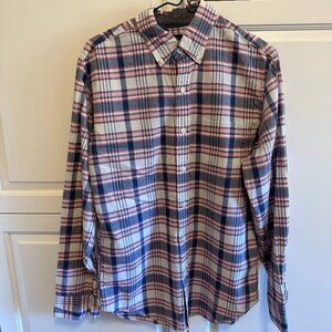 JCrew Button-Down (Red/White/Blue)